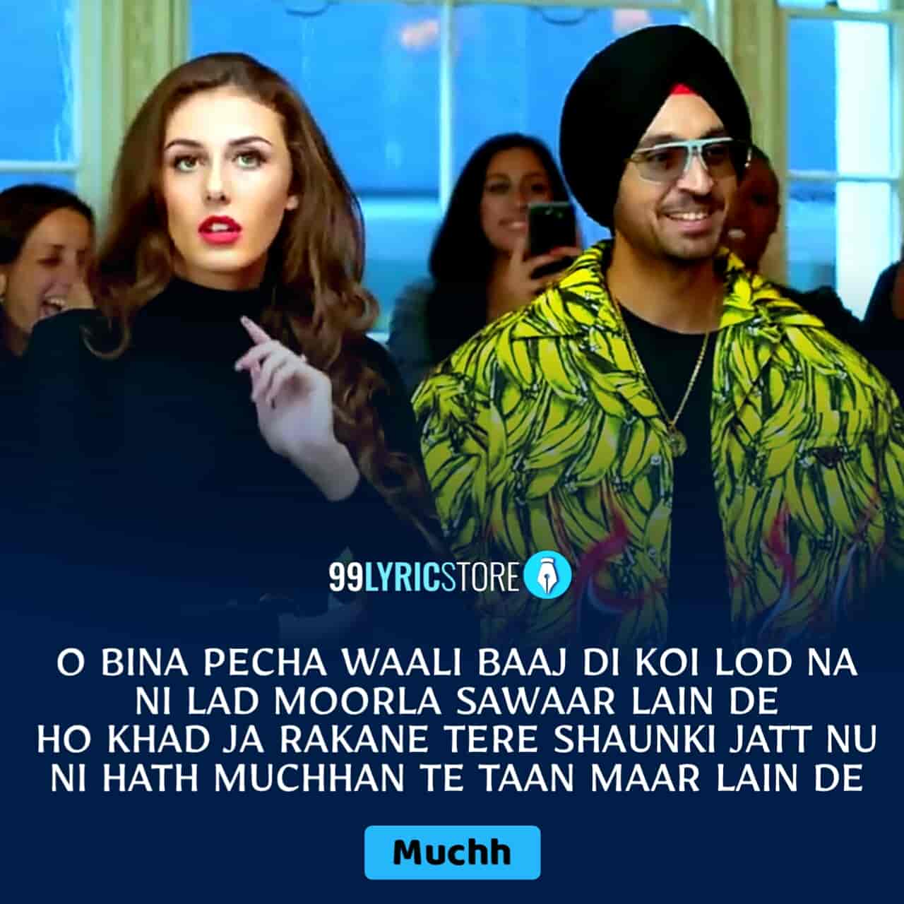 DILJIT DOSANJH - MUCHH LYRICS | 99Lyricstore – 99lyricstore