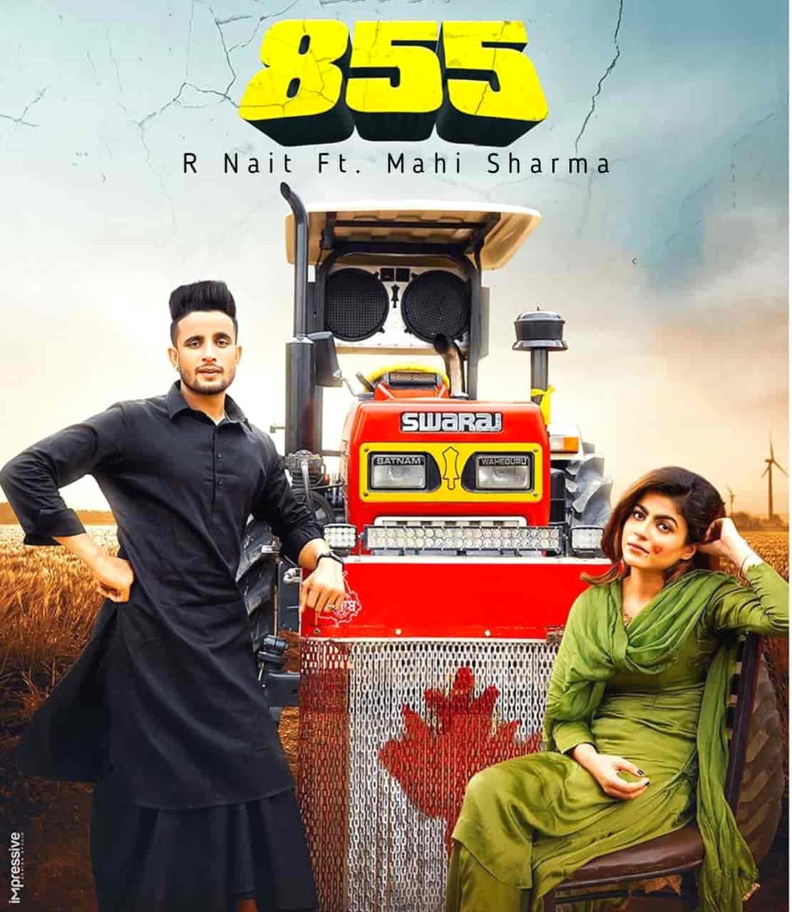 855 Punjabi Song Image Features R Nait and Mahi Sharma