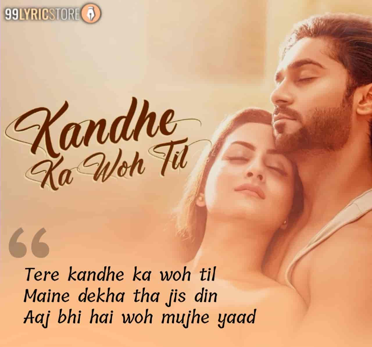 Kandhe Ka Wo Til Hindi Song Image Features Salman Yusuff Khan and Zaara Yesmin