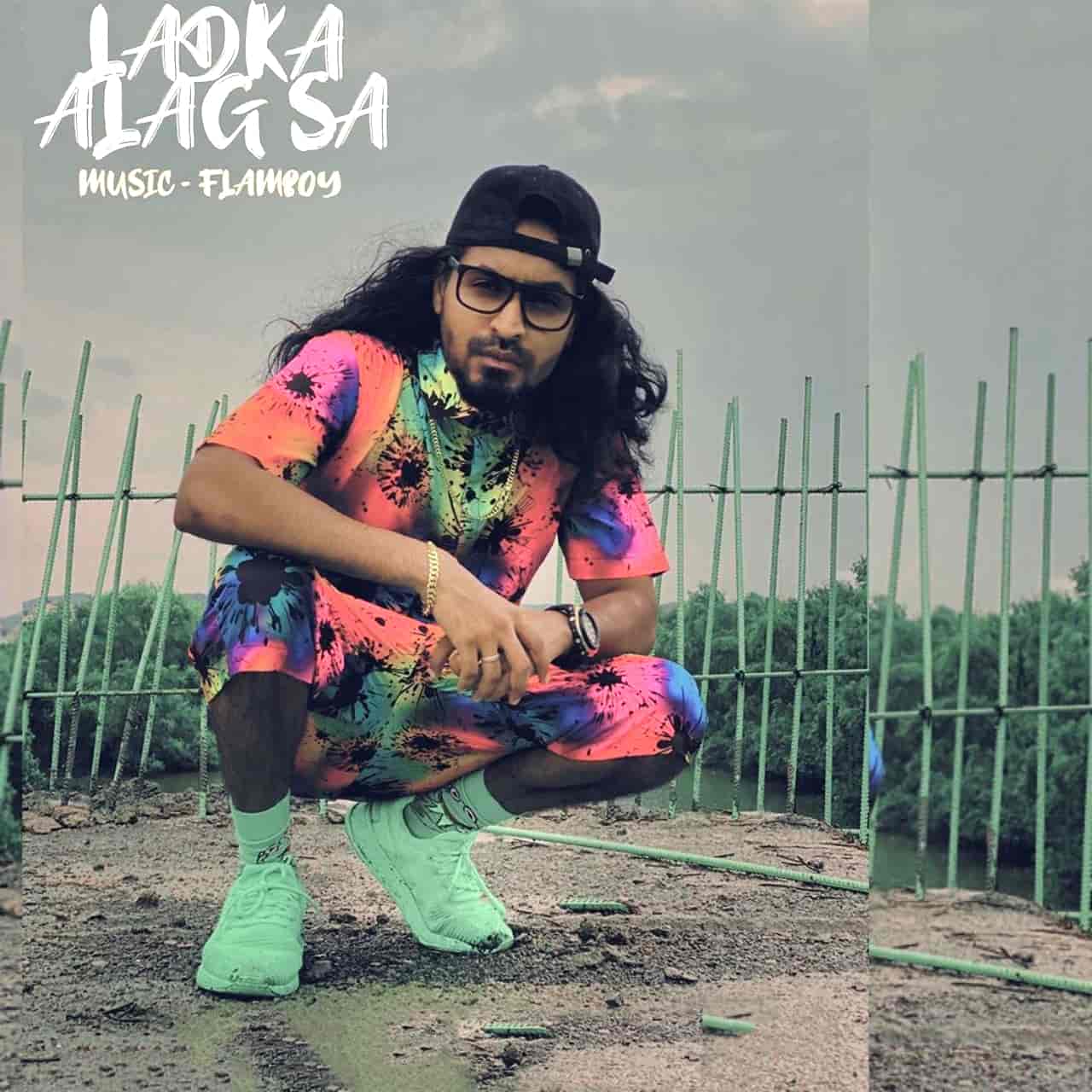 Ladka Alag Sa Rap Song Image Features Emiway Bantai