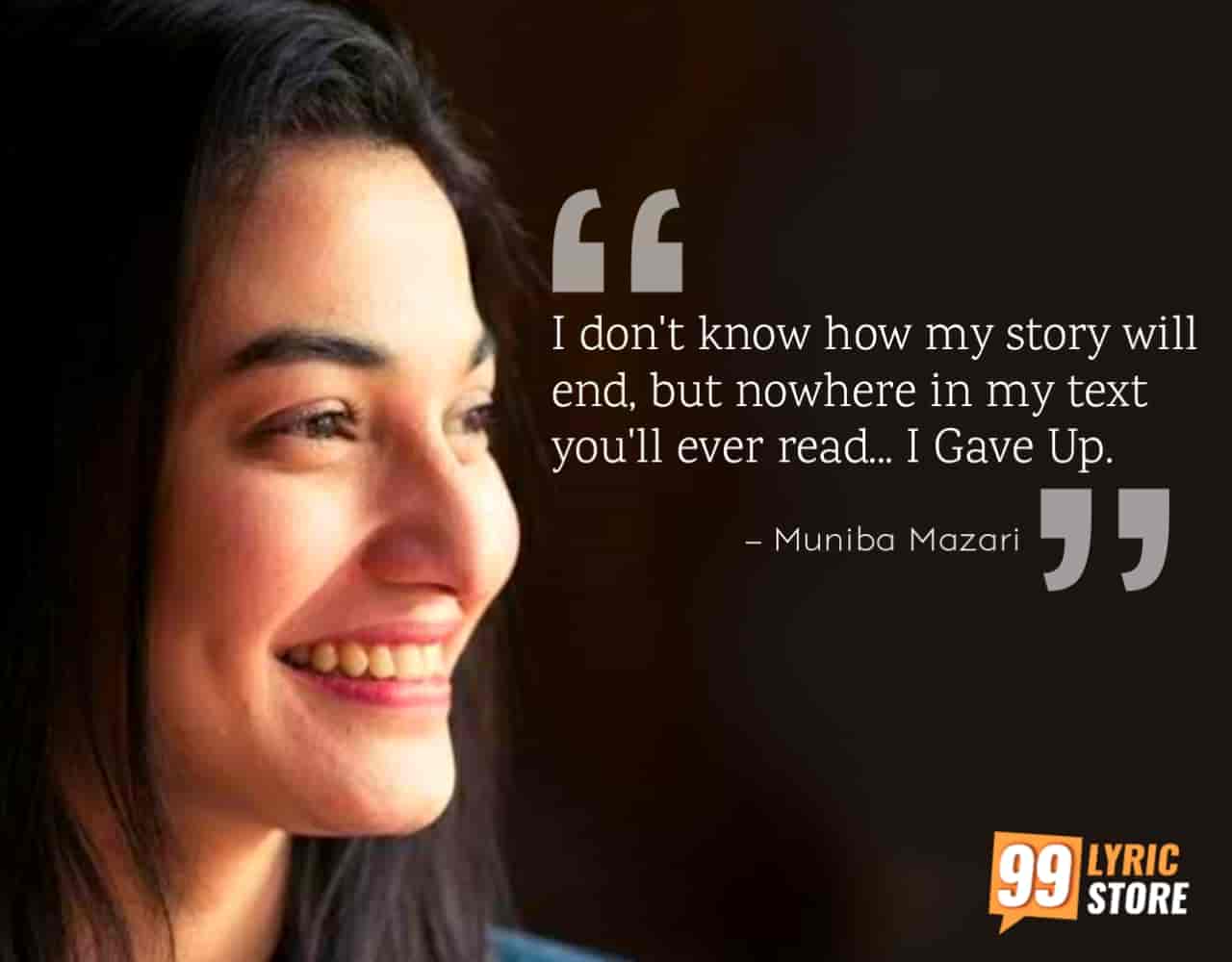 Motivational speaker Muniba Mazari gave another motivational speech which is very inspiring and also tells the life lessons of never giving up in life.