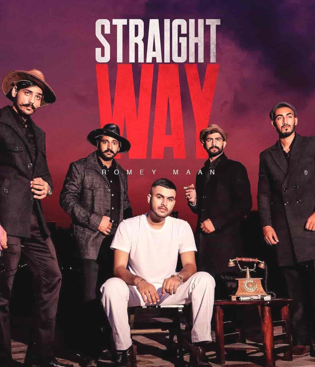 Straight Way Punjabi Song Image Features Romey Maan & Team