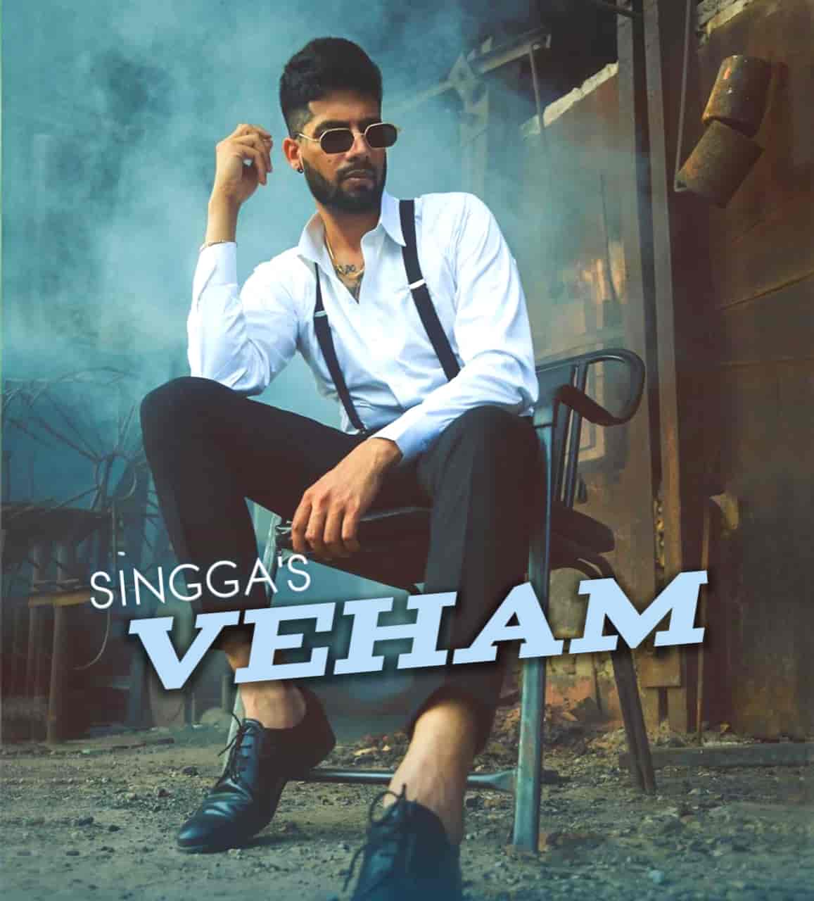 Veham Punjabi Song Image Features Singga