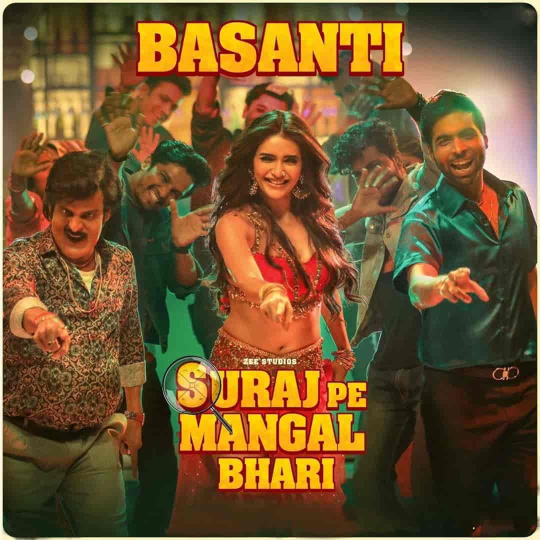 Basanti Dance Hindi Song Image Features Karishma Tanna From Movie Suraj Pe Mangal Bhari