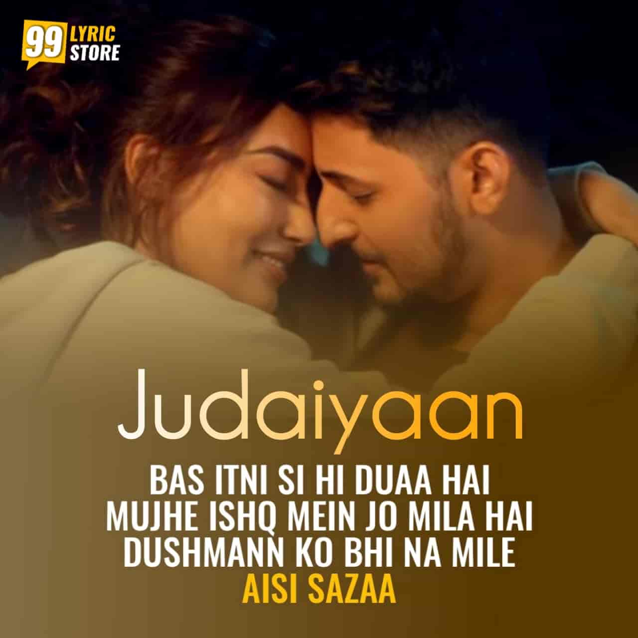 Judaiyaan Hindi Song Image Features Darshan Raval and Surbhi Jyoti