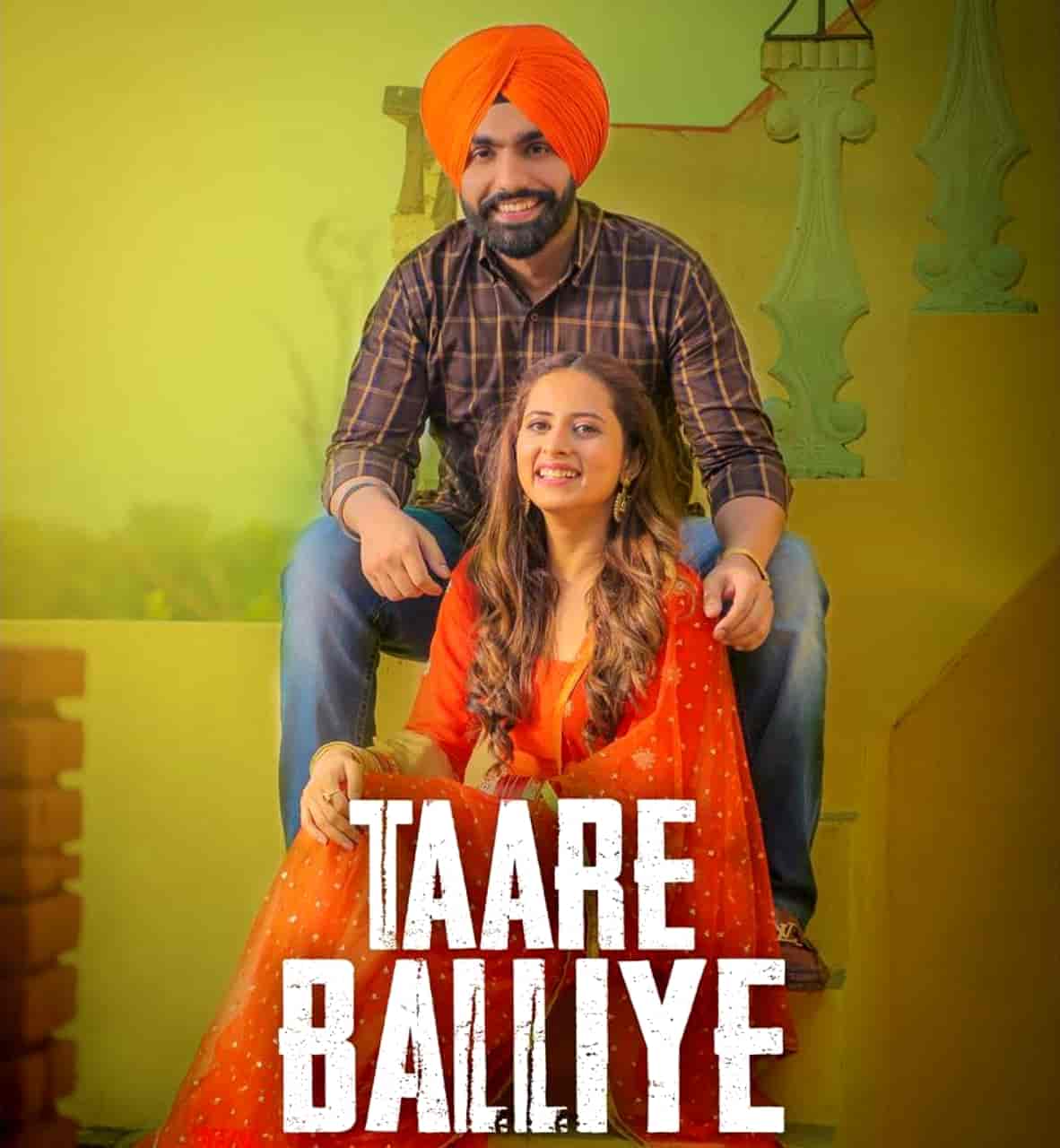 Taare Balliye Punjabi Song Image Features Ammy Virk and Sargun Mehta