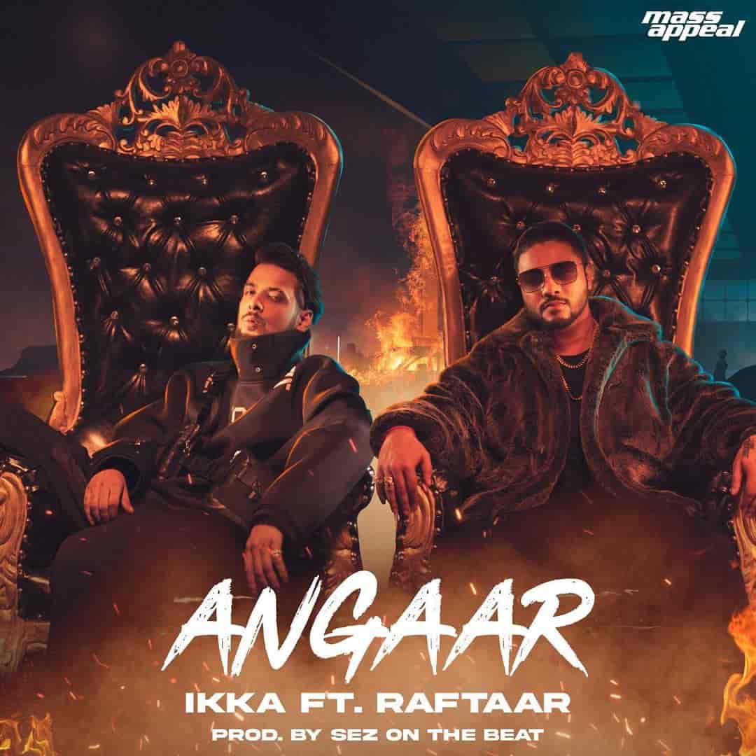 Angaar Rap Song Image Features Ikka and Raftaar