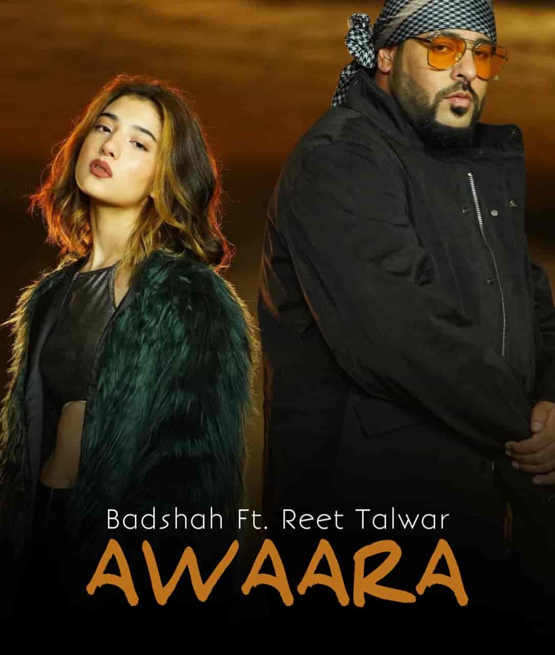 Awaara Hindi Rap Song Image Features Badshah and Reet Talwar