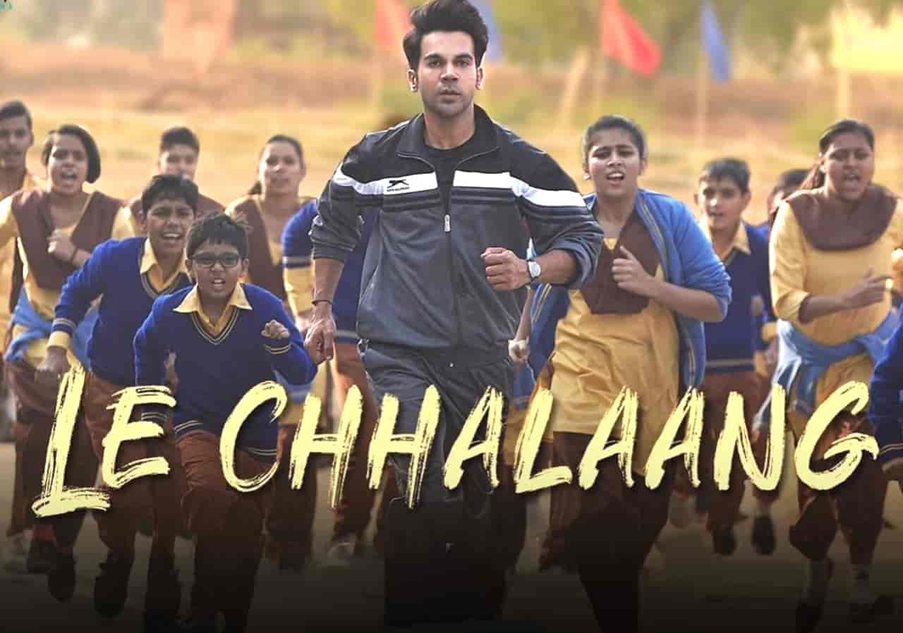Le Chhalaang Song Image Features Rajkumar Rao From Movie Chhalaang
