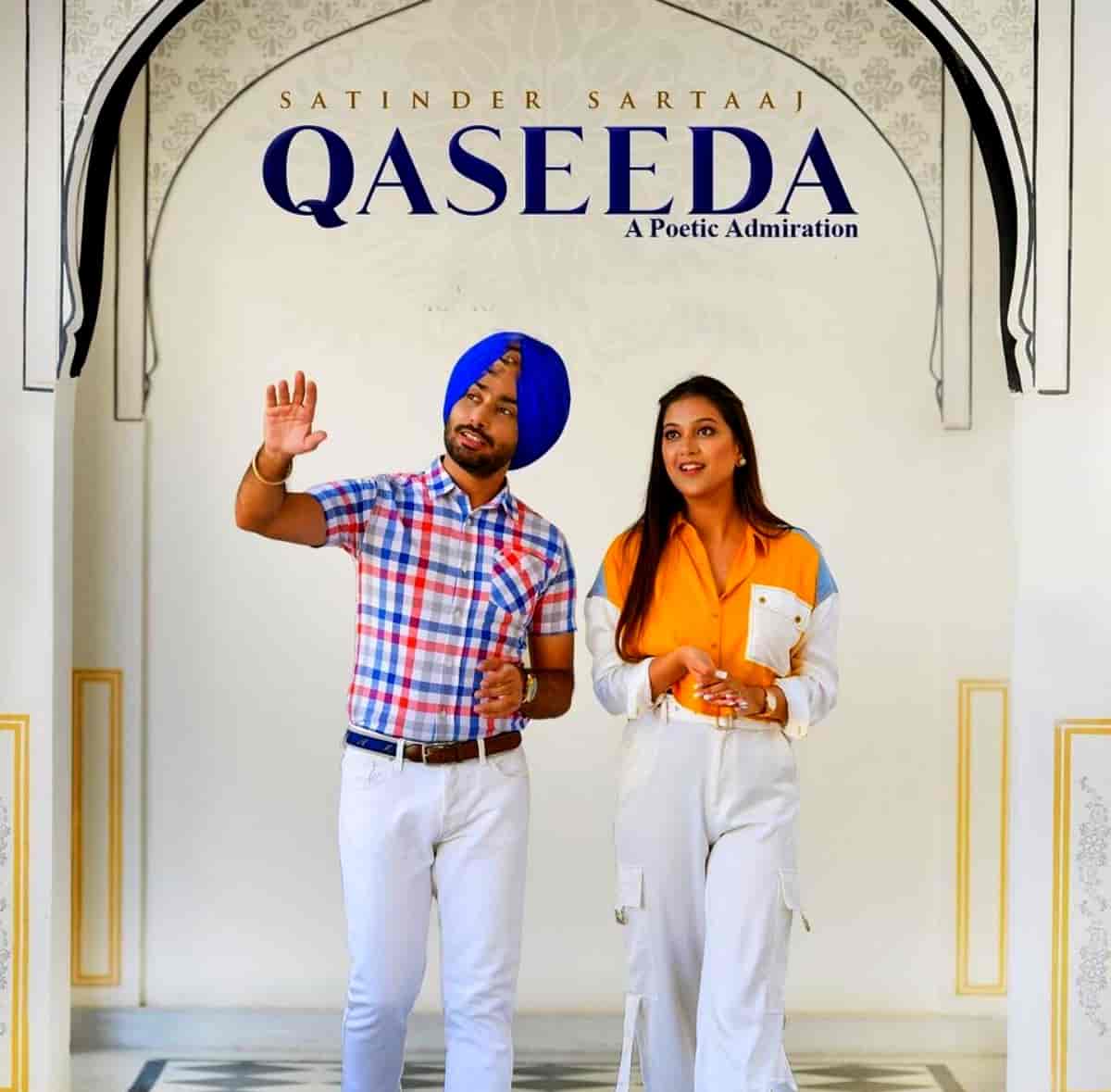 Qaseeda Punjabi Song Image Features Satinder Sartaaj and Sawan Rupowali