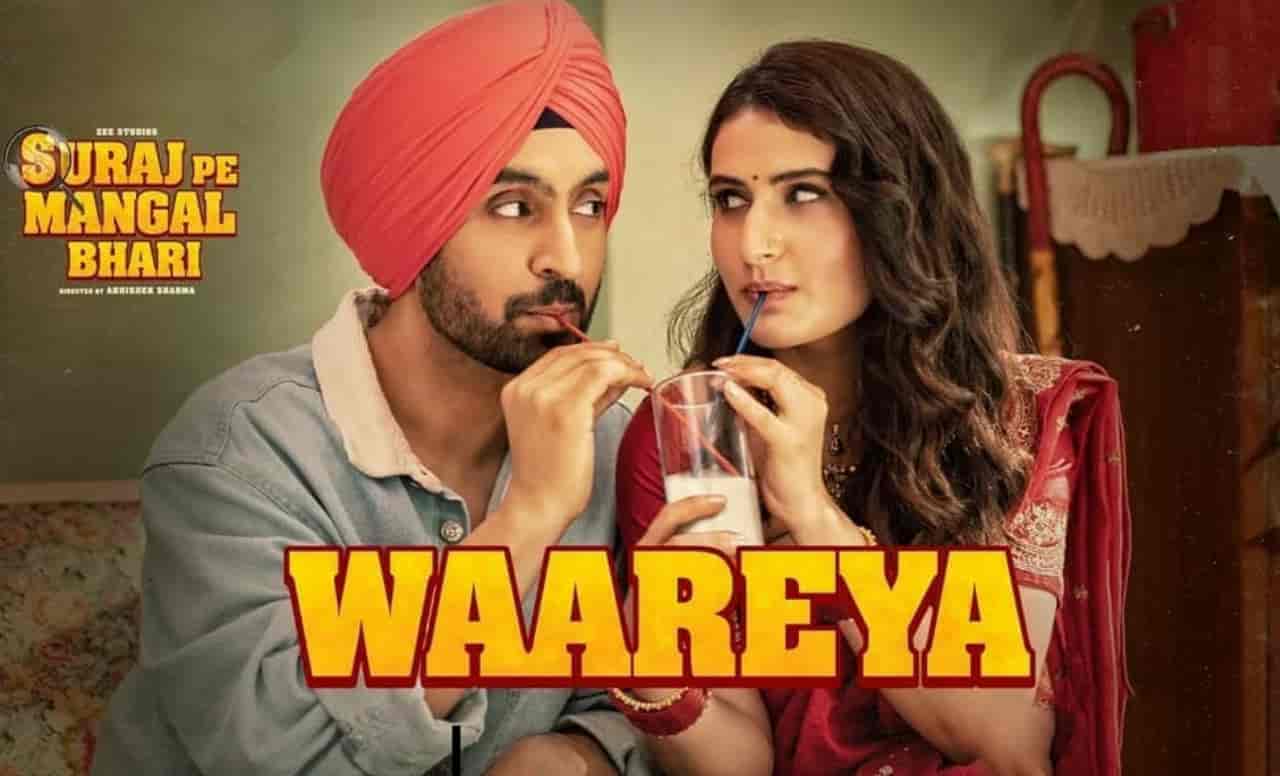 The makers of Diljit Dosanjh and Fatima Sana Shaikh starrer movie Suraj Pe Mangal Bhari have ready to release it's another beautiful track Waareya.