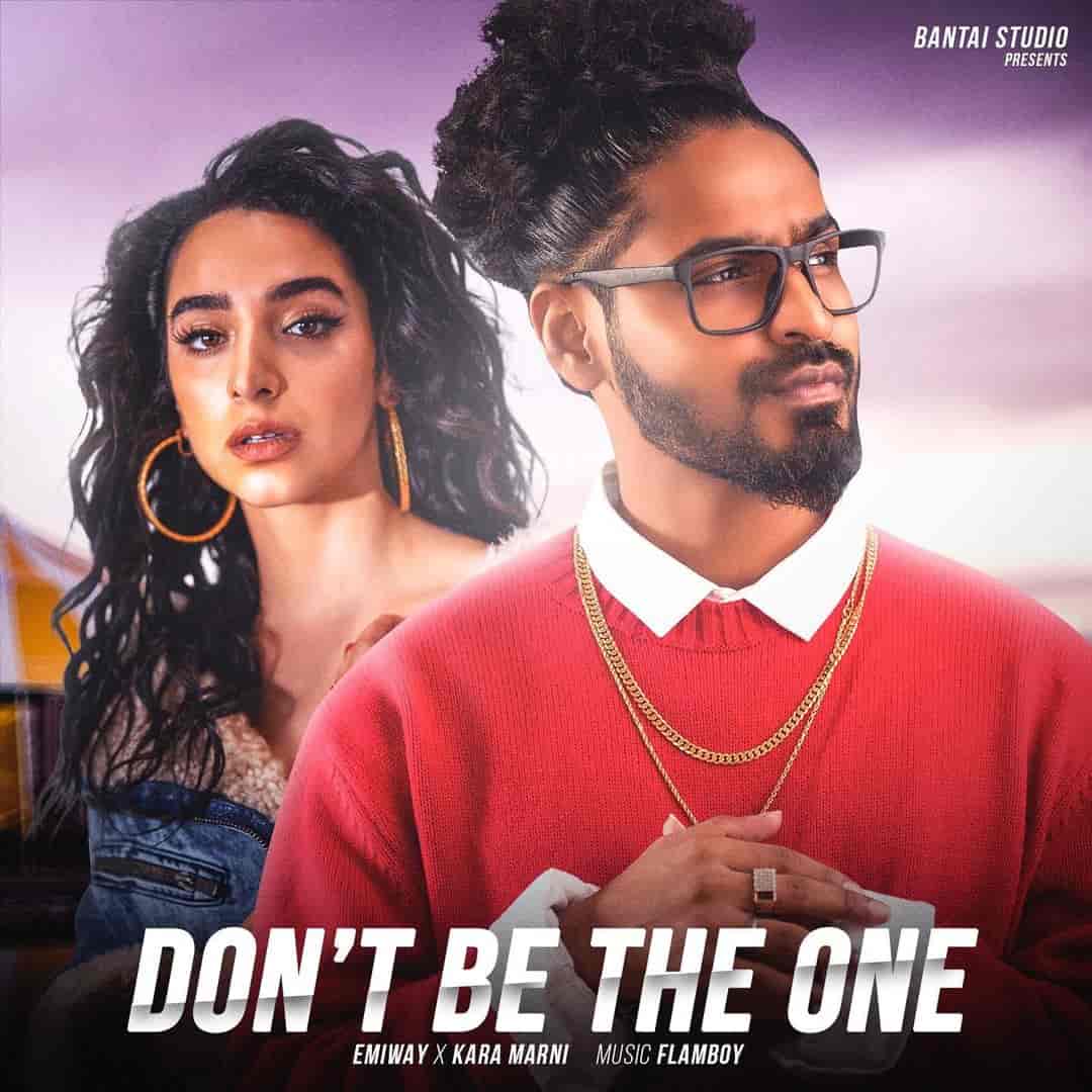 Don't Be The One Rap Song Image Features Emiway Bantai and Kara Marni