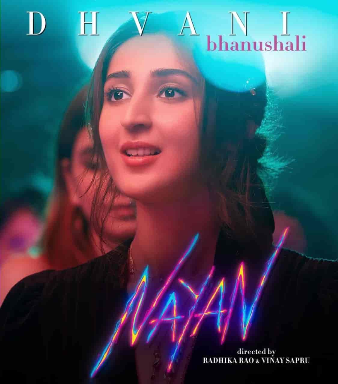 Nayan cute hindi song image features Dhvani Bhanushali