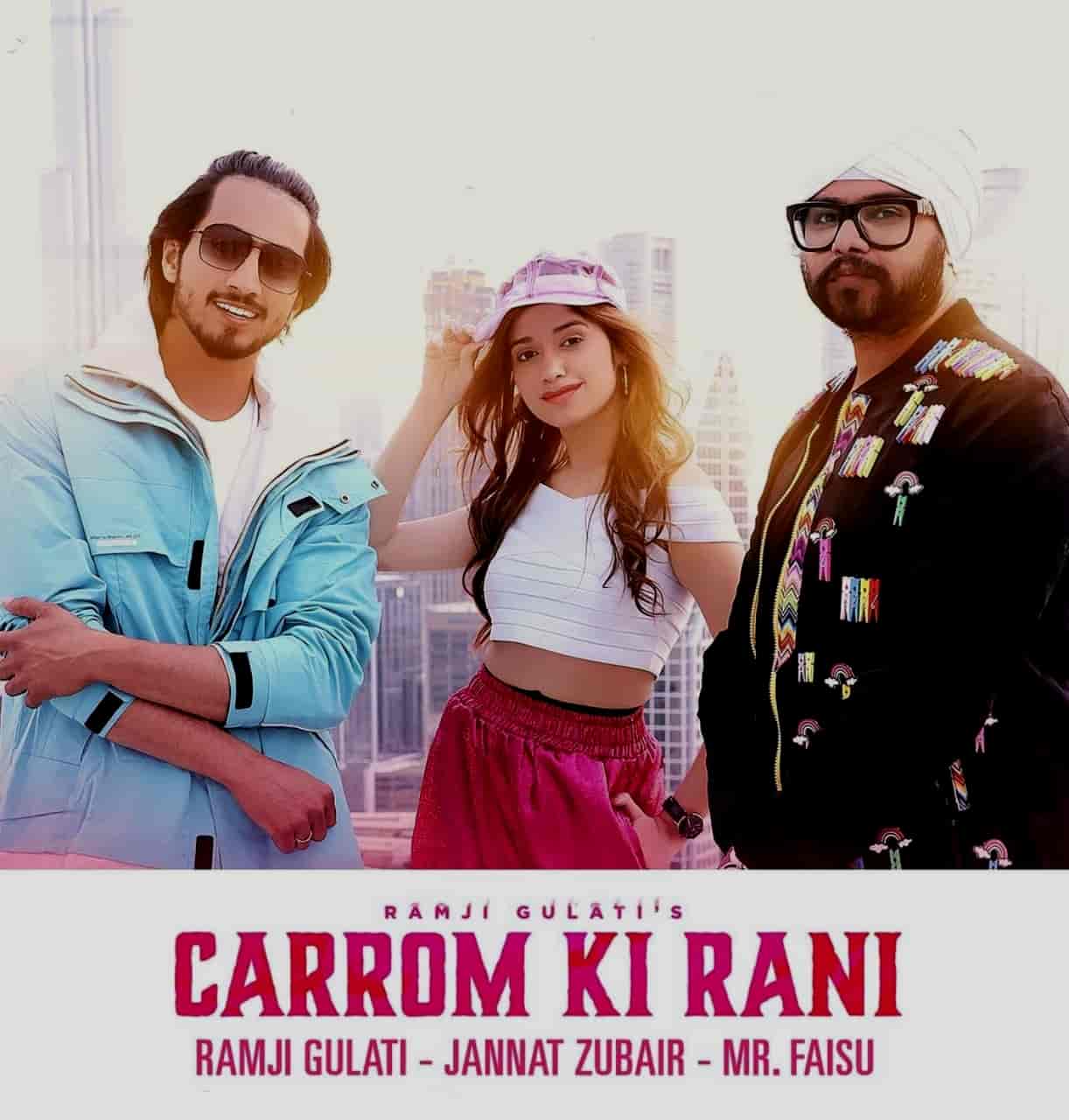 Carrom Ki Rani Song Image Features Jannat Zubair And Mr. Faisu