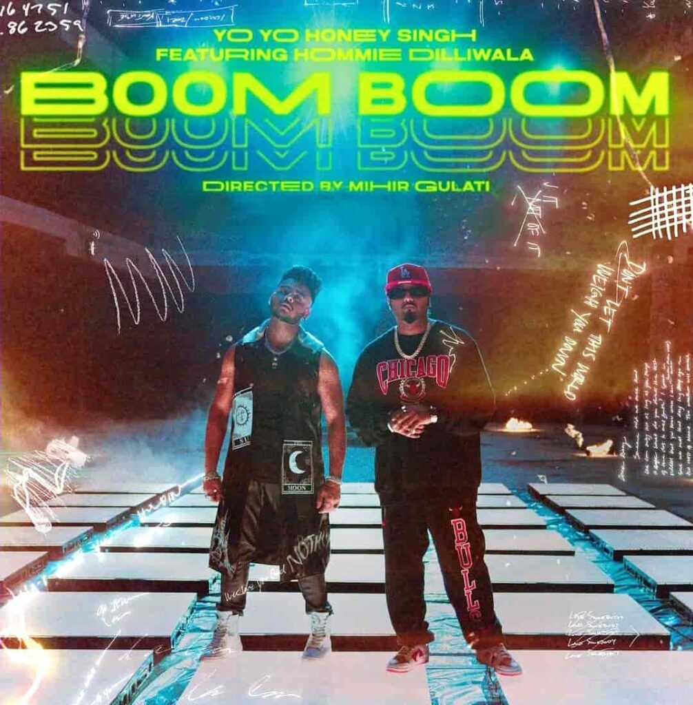 Boom Boom Rap Song Lyrics Image Features Yo Yo Honey Singh, Hommie Dilliwala