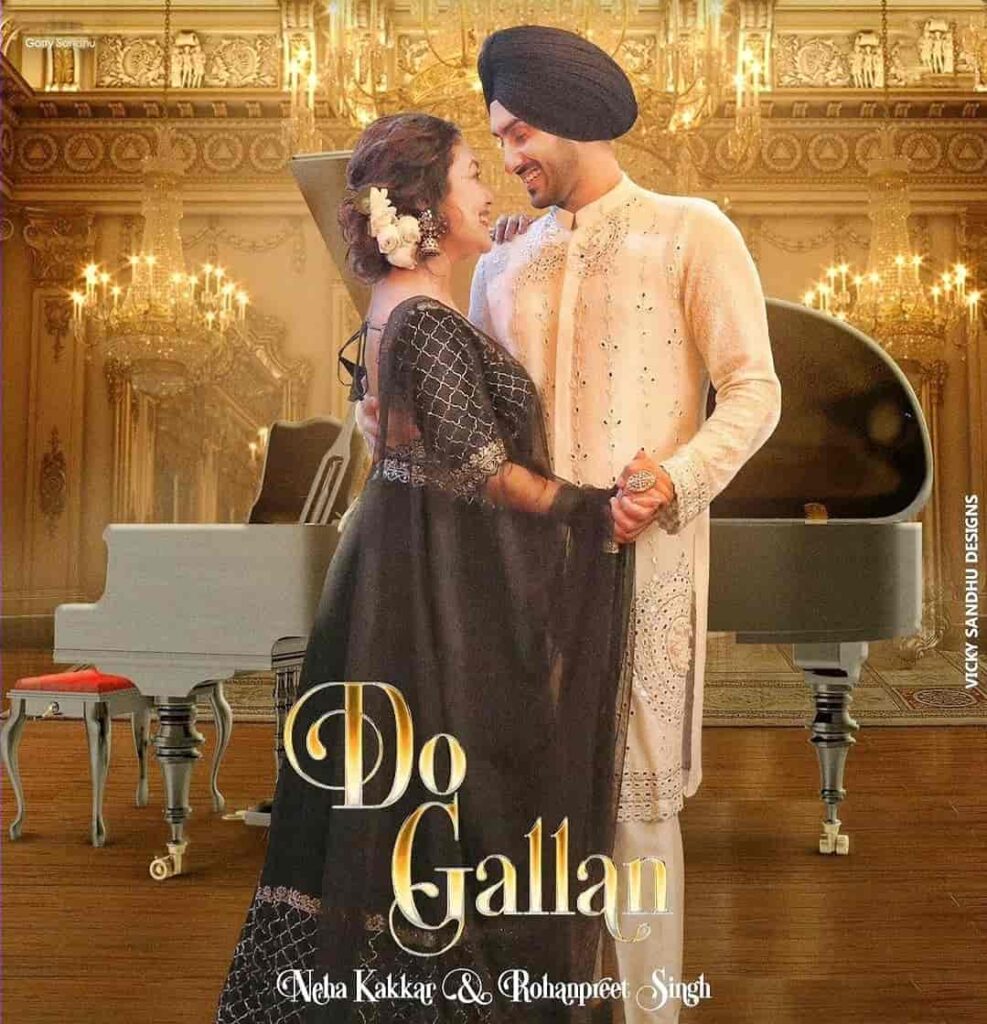 Do Gallan Punjabi Song Image Features Neha Kakkar, Rohanpreet