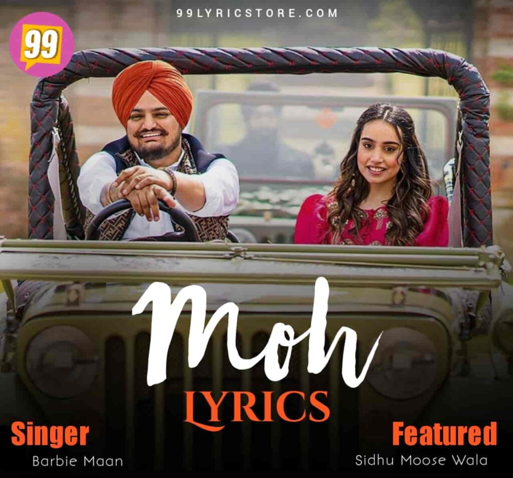 Moh Punjabi Song Image Features Barbie Maan and Sidhu Moose Wala