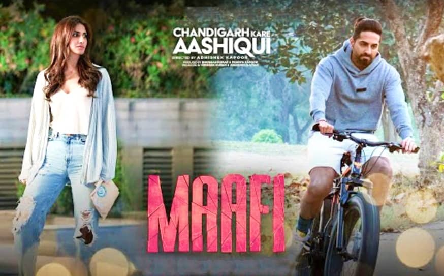 Maafi Song Image Features Ayushmann Khurrana, Vaani Kapoor