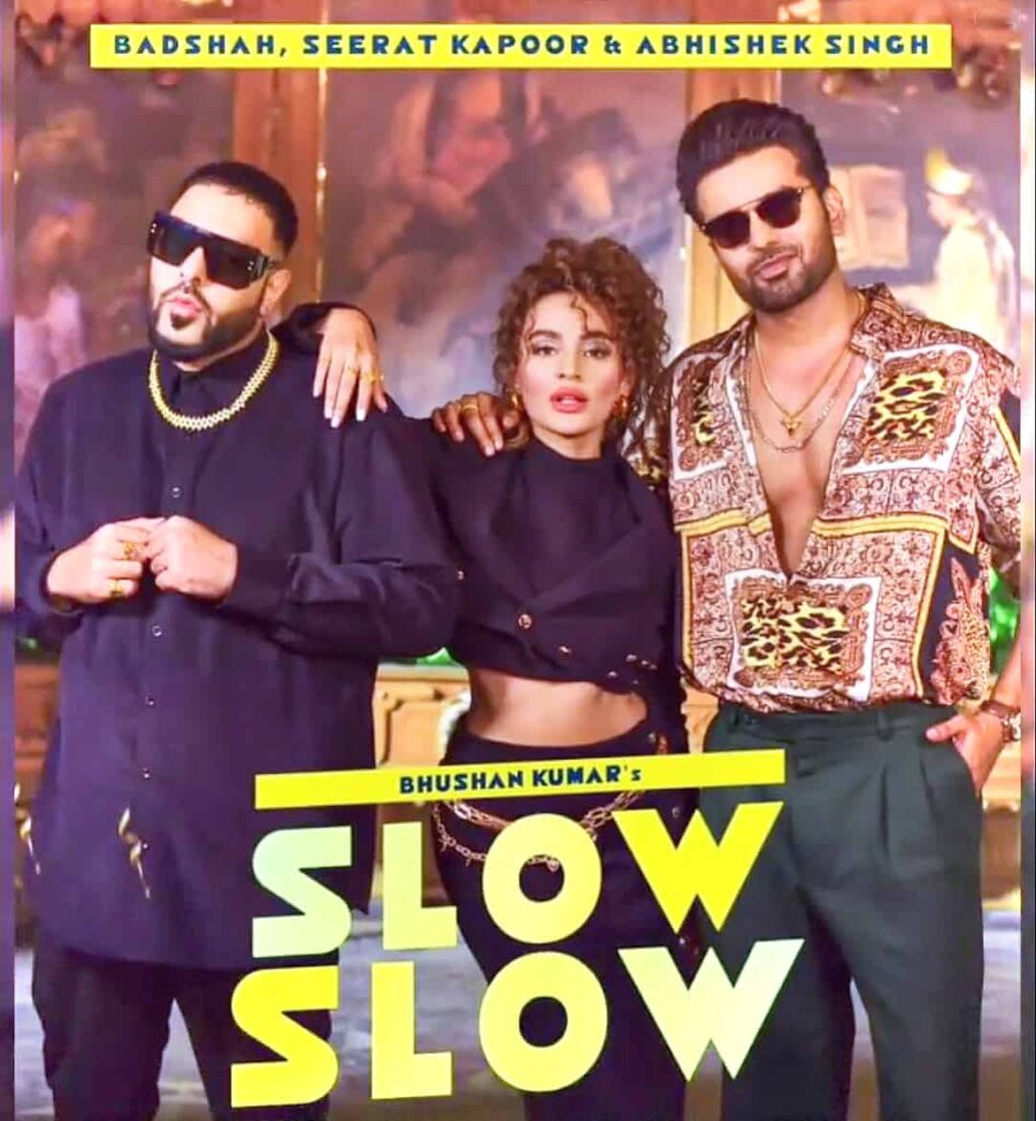 Slow Slow Rap Song Image Features Badshah, Payal Dev And Seerat Thakur