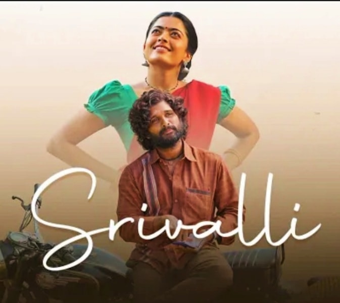 Srivalli Song Image From Movie Pushpa The Rise Features Allu Arjun And Rashmika Mandanna