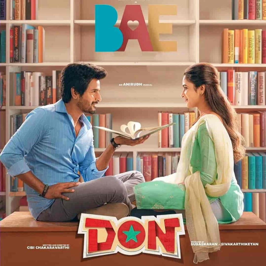 Bae South Indian Song Image From Movie Don