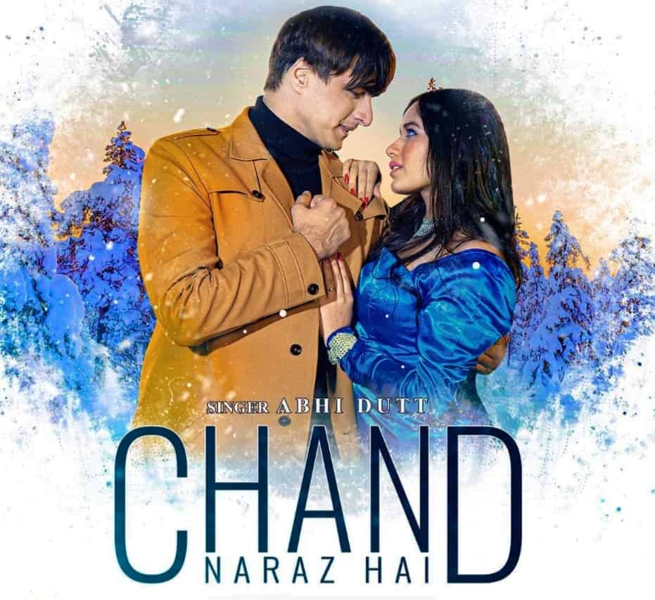Chand Naraz Hai Hindi Song Image Features Jannat Zubair and Mohsin Khan