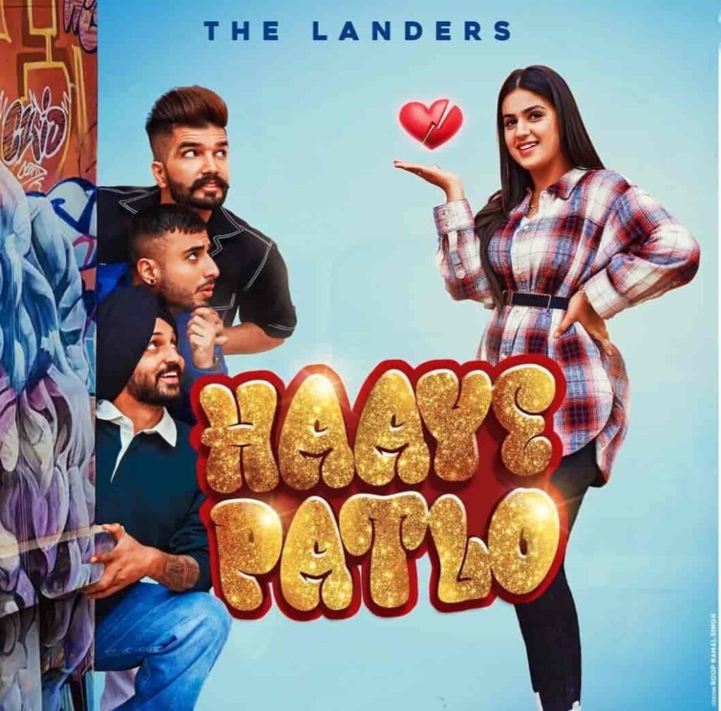 Haaye Patlo Punjabi Song Image Features The Landers And Pranjal Dahiya