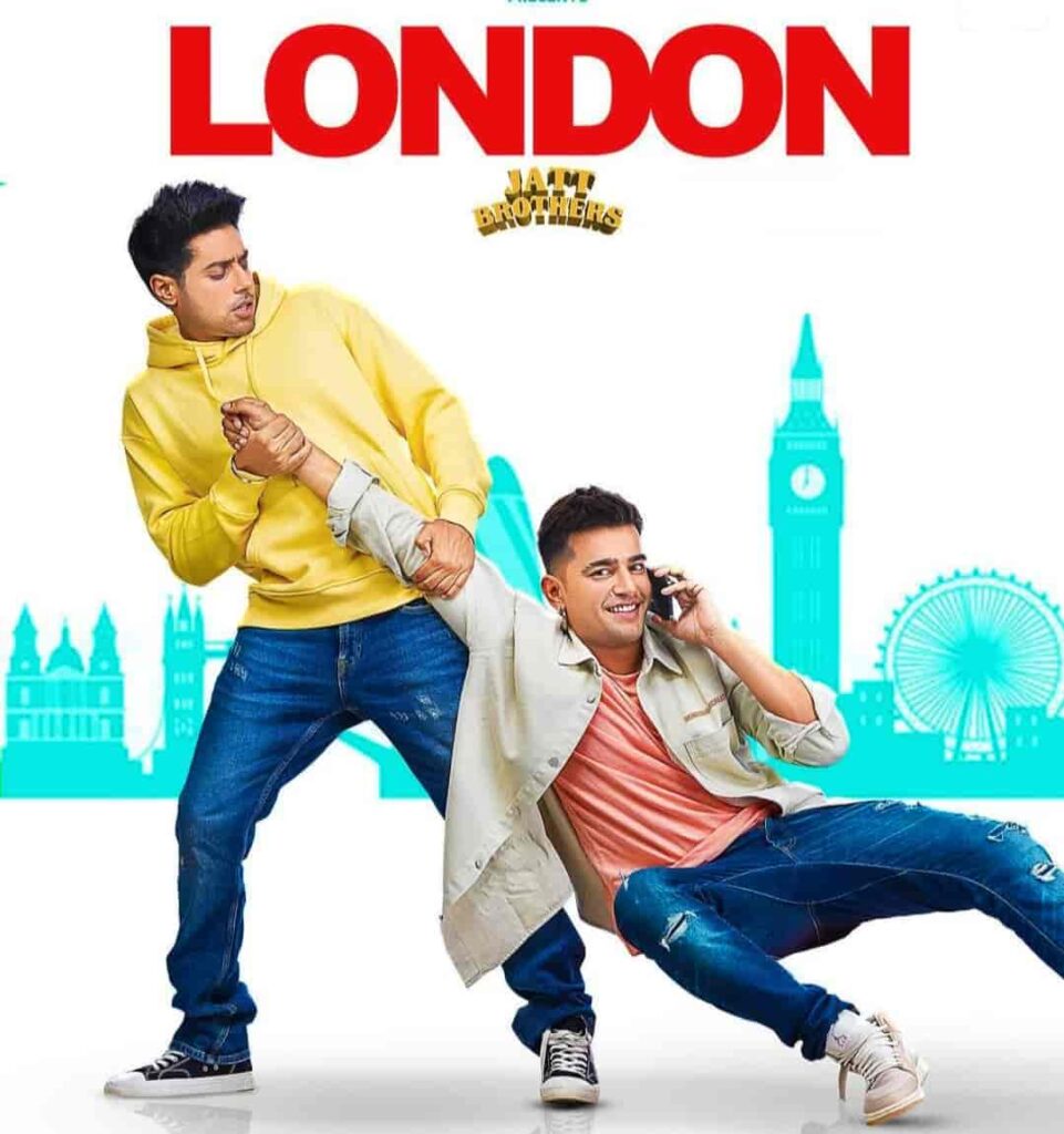 London Punjabi Song Image Features Jass Manak and Guri