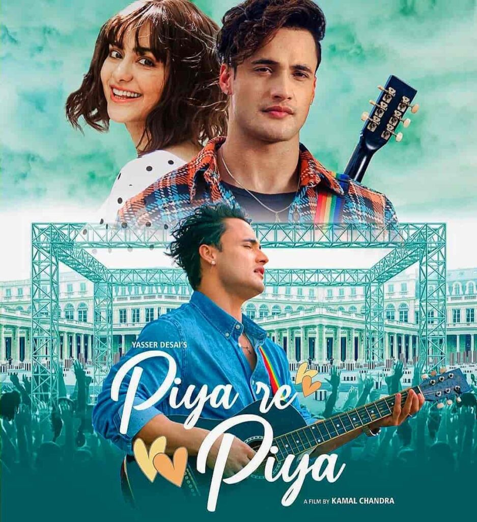 Piya Re Piya Love Song Image Features Asim Riaz and Adah Sharma