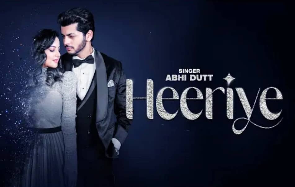 Heeriye Hindi Song Image Features Abhishek Nigam And Tunisha Sharma