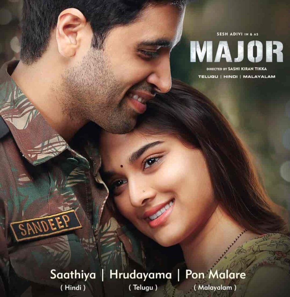 SAATHIYA LYRICS - Javed Ali | Major | Sainee Manjrekar